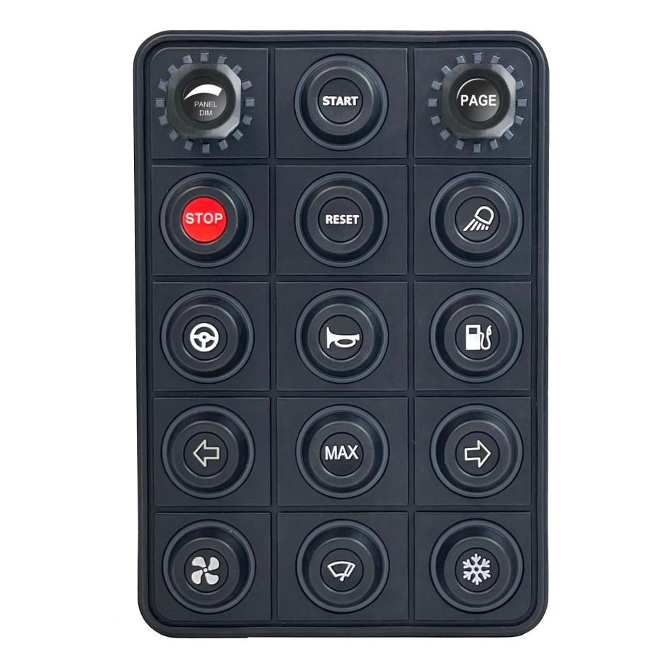 Link CAN keypad 15 button with 2 rotary encoders motorsport tuning solutions