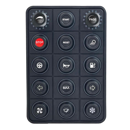 Link CAN keypad 15 button with 2 rotary encoders motorsport tuning solutions